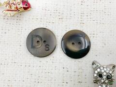 Пуговицы, d 2,5 см, тёмно-коричневый
