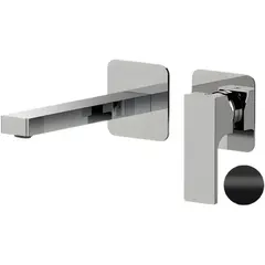 Remer AU15PNO Смеситель для раковины настенный Absolute AU15PNO, черный матовый, шт фото