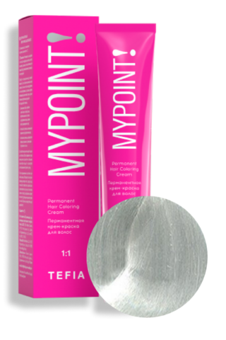 Перманентная крем-краска для волос Mypoint 0.0A Корректор для рассветления уровня тона Tefia, 60 мл