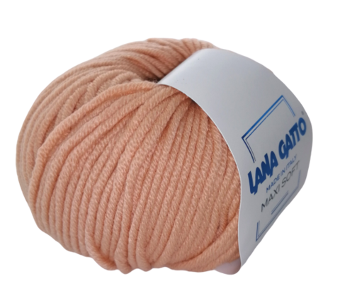 Пряжа Lana Gatto Maxi Soft 8965 персик