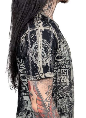 Wornstar | Футболка мужская BLOOD SWEAT AND SHEARS TEE W017 правый рукав