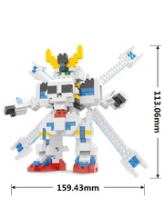 Конструктор Wisehawk Кроссбон Гандам 458 деталей NO. 2358 Сrossbone Gundam Moan mini block