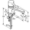 Kludi 349080534 Смеситель локтевой для раковины