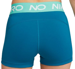 Женские теннисные шорты Nike Pro 365 Short 3in - marina/washed teal/white