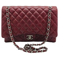 Сумка Chanel Timeless Jumbo бордовый