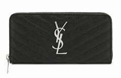 Кожаный кошелек Saint Laurent Monogram
