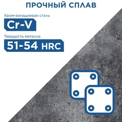 Отвертка POLYWOOD КОБАЛЬТ SL 3,0 х 75 мм CR-V, древесно-полимерная рукоятка (1 шт.) подвес (911-970)