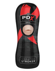 Мастурбатор-ротик Vibrating Oral Stroker - 