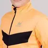 Детский утеплённый лыжный разминочный костюм Nordski Jr. Base Orange/Black
