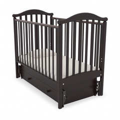 Кровать детская К-2002-06м "Людмила" маятник универсальный (махагон)