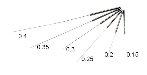 Набор игл для чистки сопла экструдера