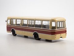 LiAZ-677 beige-burgundy 1:43 Modimio Our Buses #28