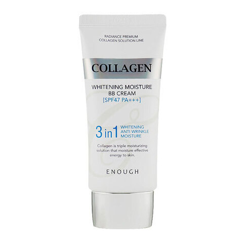 Enough Сollagen 3 in1 Whitening Moisture BB Cream SPF47 PA+++ - ББ-крем с морским коллагеном