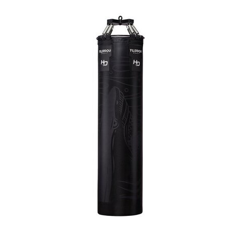 Водоналивной боксерский мешок H2O FILIPPOV 150см/40см/60-100кг, черно-серый