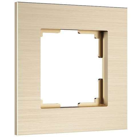 Рамка на 1 пост. Цвет Шампань. Werkel(Веркель). AluMax. a066333 / W0013511