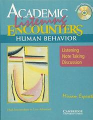 Academic Encounters: Human Behavior - Listening Student's Book with Audio CD
