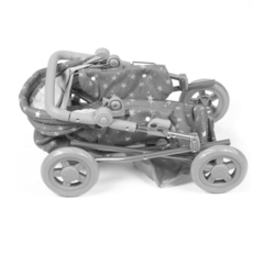 La Nina Коляска трансформер 3 в 1 для куклы серия Мини Габи, 56 см. (62097)