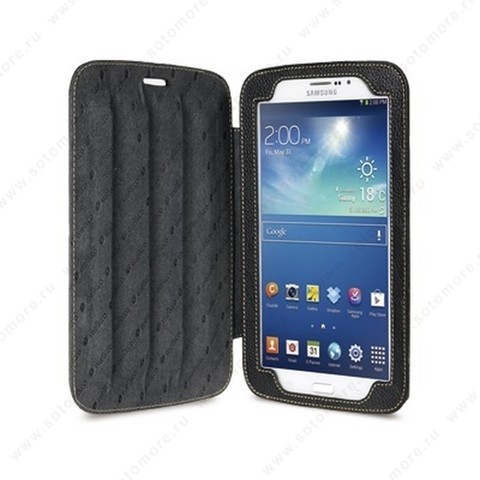 Чехол-книжка Melkco для Samsung Galaxy Tab 3 7.0 P3200/ P3210 Leather Case Kios Type with 3 - Angle Stand (Black LC) Ver.2