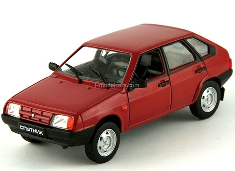 VAZ-2109 Sputnik Lada Samara red 1:43 DeAgostini Auto Legends USSR #69