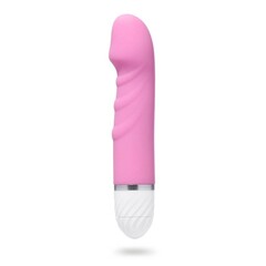Вибратор со стимуляцией точки G (17х3,5 см) розовый