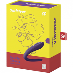 Вибратор-стимулятор для пар Satisfyer Double Classic