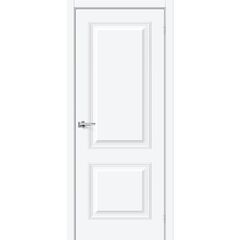 Купить Межкомнатная дверь ПЭТ Классик-12 White Silk глухая