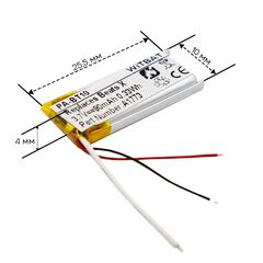Аккумулятор для наушников Beats X (3.7V, 90 mAh)