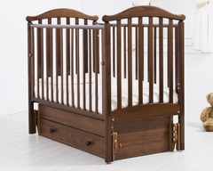 Кровать детская К-2002-06м "Людмила" маятник универсальный (махагон)