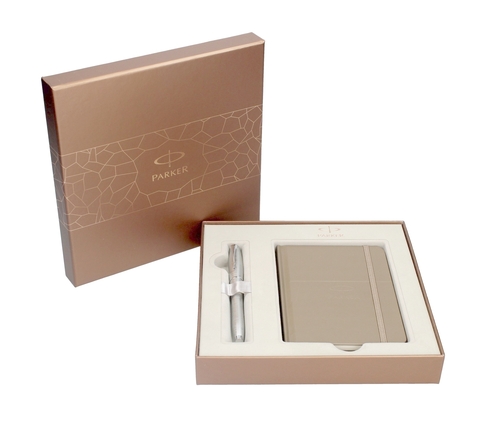 Набор подарочный Parker Urban Premium Vacumatic F206, Silver-Blue СT (1935009)