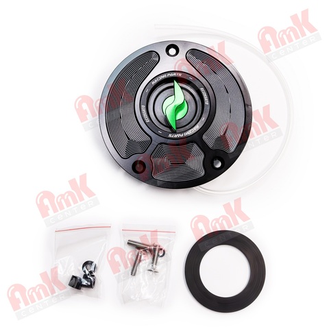 FC113G Крышка бензобака Accossato fuel-caps with quick action system. KAWASAKI Черно-зеленая