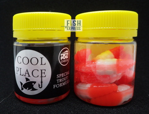 Форелевая силиконовая приманка COOL PLACE MAGGOT 1.6 цвет КРАСНО-БЕЛЫЙ-КРАСНЫЙ (СПАРТАК) СЫР продажа от 2 шт.