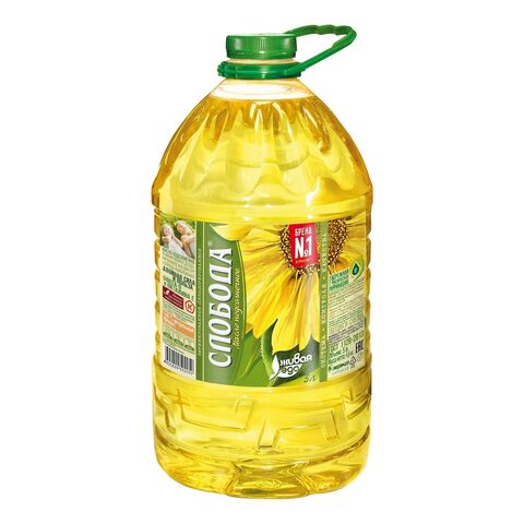 Масло подсолнечноеСлобода 5л