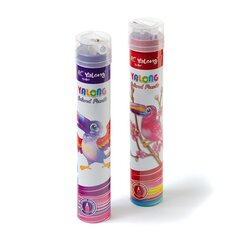 
          Карандаши цветные Yalong 12 цв., "Toucan" деревянные, трехгранные, заточенные, точилка, грифель 3.0 мм, металл. тубус