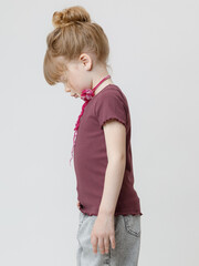 фуфайка  для девочки  КР 302868/бордовый 1411 к651