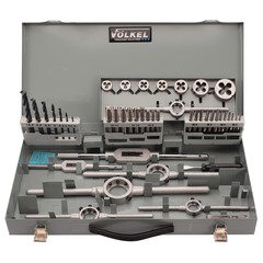 Набор метчиков и плашек M3 -M12 HSS-G 44пр Volkel 49111