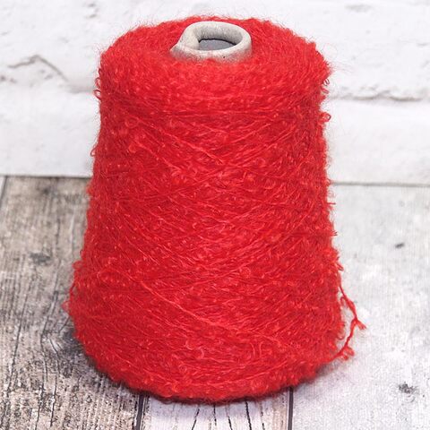 Кидмохер-букле PURA LANA ITALIA / AMELIA 180 красный