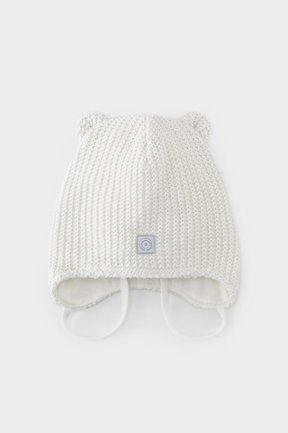 шапка  для девочки  КВ 20420/молочный