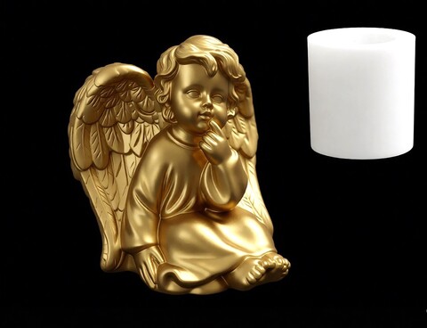 Силиконовый молд Белоснежный ангел