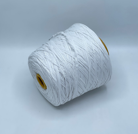 Iafil S.P.A. Wet Chain, 165м, 95% Хлопок, 5% Полиэстер(Фольга),Белый с серебристой жилой, 39753