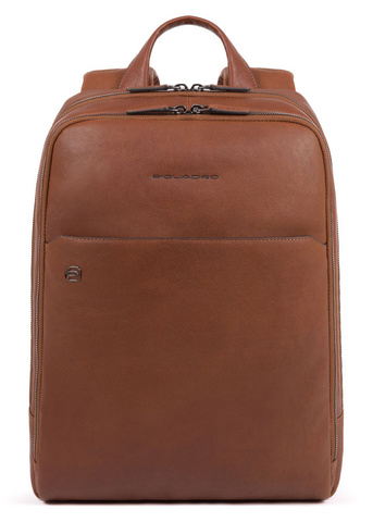 Рюкзак Piquadro Black Square, коричневый, кожа натуральная (CA4770B3/CU)