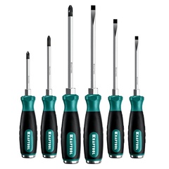 KRAFTOOL Impact, 6 шт, набор ударных отверток (25025)