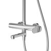 Cezares STYLUS-CVD-01 STYLUS-CVD-01 Душевая стойка со смесителем и изливом, хром