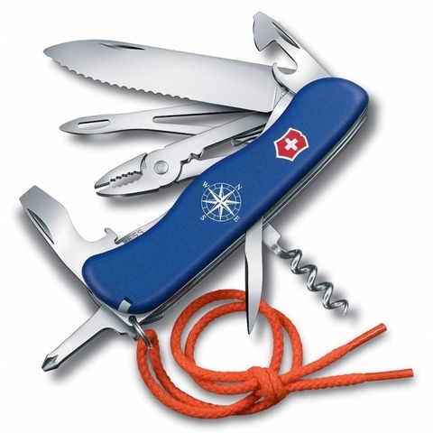 Нож перочинный Victorinox SKIPPER 111мм 18функций синий (0.8593.2W)