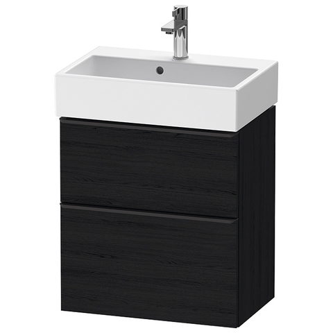 Duravit D-Neo Тумбочка подвесная компакт,625x584x372, 1 ящик, цвет: Black Oak DE432901616