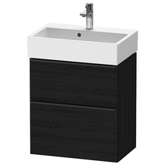 Duravit D-Neo Тумбочка подвесная компакт,625x584x372, 1 ящик, цвет: Black Oak DE432901616 фото