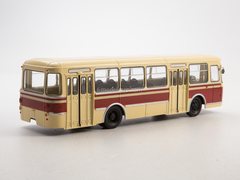 LiAZ-677 beige-burgundy 1:43 Modimio Our Buses #28