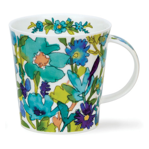 Кружка 480мл Dunoon Голубые цветы Кернгорм