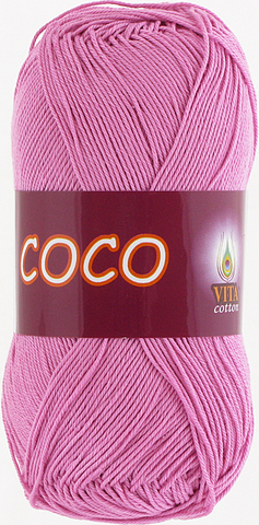 Пряжа Vita Coco 4304 светлый цикламен