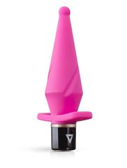 Розовый анальный вибратор LilPlug Vibrator - 13,5 см. - 
