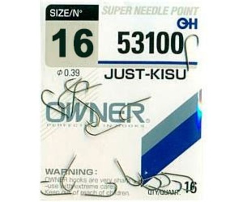 53100 № 16 Крючки  OWNER/C'ULTIVA  JUST-KISU/ продажа от 5 уп.